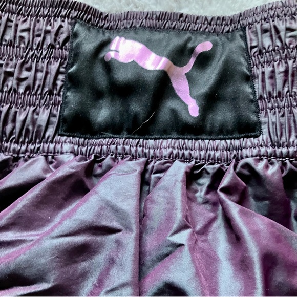 Puma Dri-fit shorts in metallic iridescent purple green, extra small - Picture 2 of 7